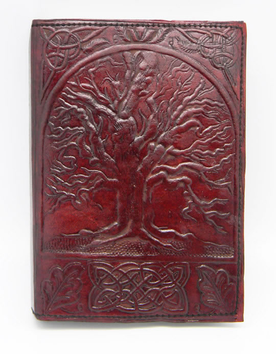 Leather Embossed Tree of Life Journal